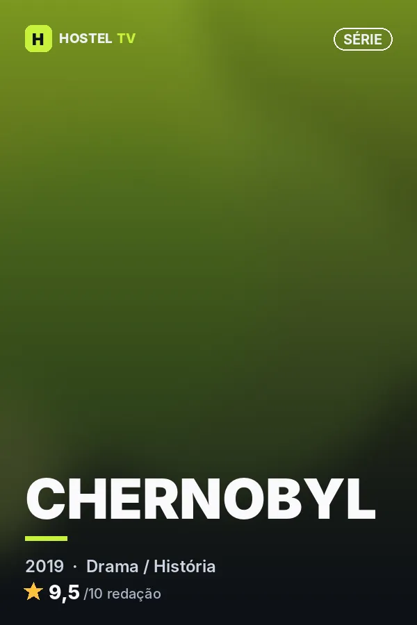 Pôster ilustrativo de Chernobyl